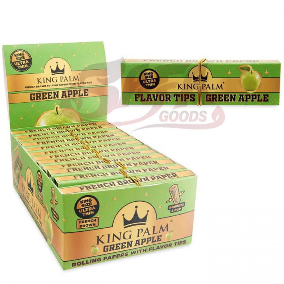 King Palm Papers With Flavored Tips [King Size] - 24CT / 32PK